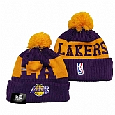 Los Angeles Lakers Team Logo Knit Hat YD (7),baseball caps,new era cap wholesale,wholesale hats
